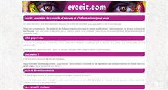 Desktop Screenshot of erecit.com