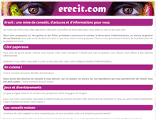 Tablet Screenshot of erecit.com